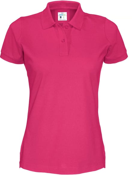 Cottover POLO PIQUE LADY - GOTS GECERTIFICEERD 141005 - Fuchsia - M