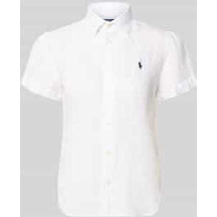 regular fit linnen blouse van puur linnen