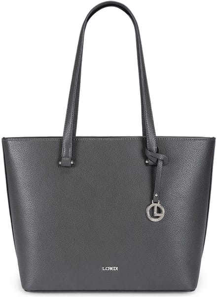 L.CREDI shopper Sarine Shopper Iron donkergrijs