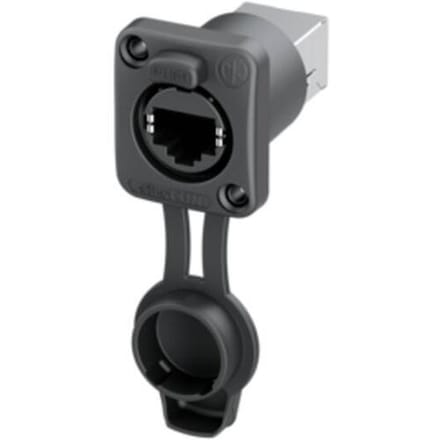 Neutrik etherCon Top airtight inbouwbus NE8FDPS-TOP Bus, inbouw Zwart 1 stuk(s)