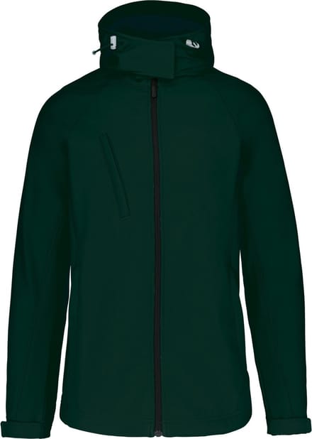 Kariban Dames softshell jas met afneembare capuchon K414 - Bottle Green - M