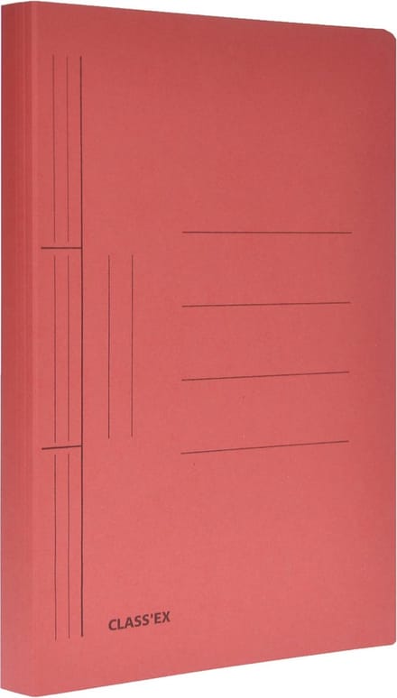 Class'ex hechtmap, ft 25 x 32 cm (voor ft A4), kers 100 stuks