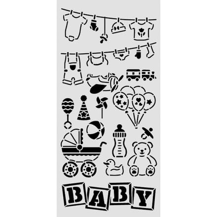 Sjabloon "Baby - Elements"