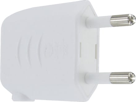 Euro Stroomplug 2.5A Zij Ingang Wit - 177092004 [10 Stuks]