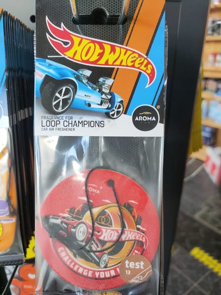 HotWheels- Auto luchtverfrisser-Geurhanger-Auto Hotwheels Refresher Koffie