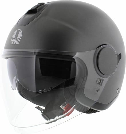 AGV Eteres Jethelm Asfalto mat grijs