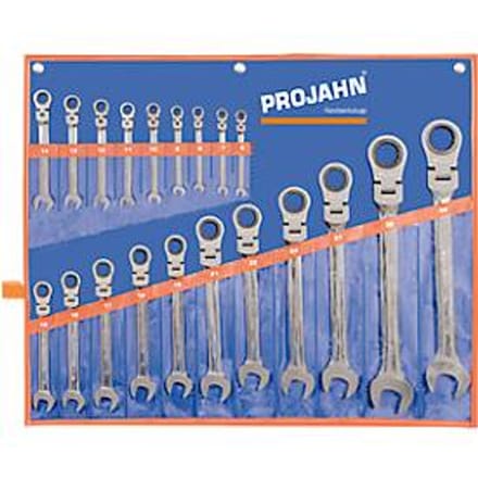 Ratelsleutel-set GearTech, metrisch, flexibel