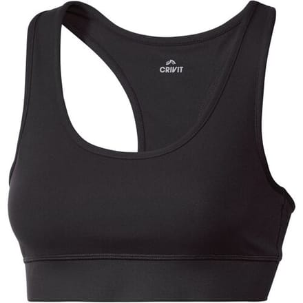 CRIVIT Dames sport-BH (Zwart, XS (32/34))