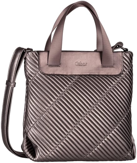 Gabor schoudertas handtas Finley Zip Shopper Old Silver grijs