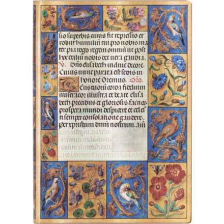 Paperblanks flexis cahier, ancient illumination : spinola hours, formaat midi, gelinieerd