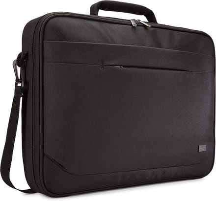 Laptoptas 17,3 inch met tabletvak en -schoudertas - Zwart