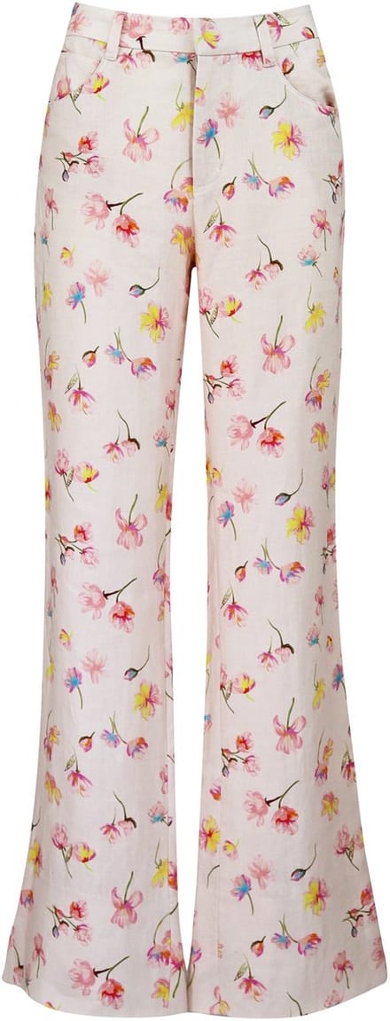 Zadig & Voltaire - linnen pantalon Courtney - maat 36 (FR38)