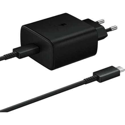 Samsung USB-C Snellader 45W + USB-C Kabel Black