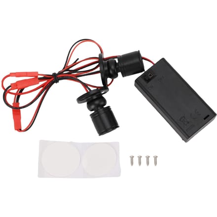 Sieraden Display Spotlight 1 tot 2 Kleine Spotlight 5V LED Batterijgevoed voor Sieradenkast black