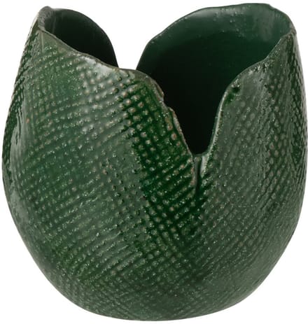 J-Line vaas Thibault - keramiek - groen - small