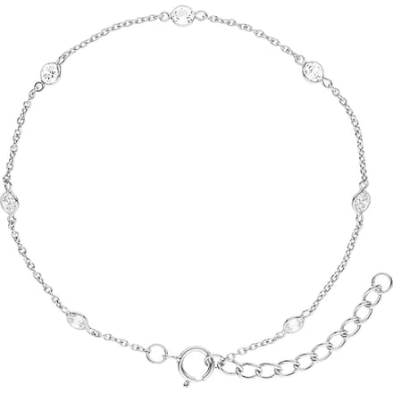 Afwisselend armband zirkoniumoxiden SERSTIS COD ZILVEREN 925 Verstelbaar