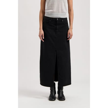 Mud Jeans Lena Long Skirt Nero Nero Größe: L | Maxiröcke Outlet | Damen