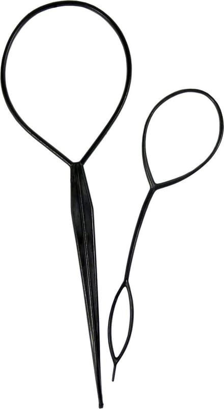 Scoby - Haarstyling Set - Haar accessoires - Haartools - Haarlussen - Kappers accessoire - Haar lussen - Staart maken - Hair Loop Tool Set - Zwart