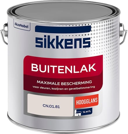 Sikkens - Buitenlak Hoogglans - Cn.01.81 - Mengverf - 2,5 L