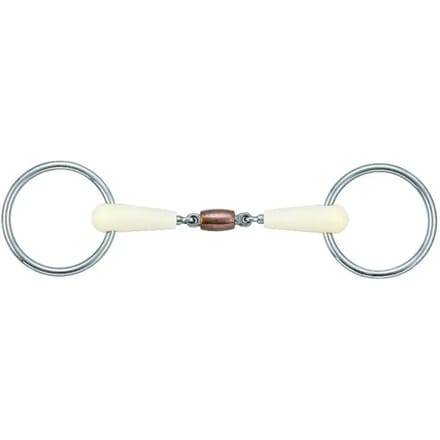 2 ring bit voor dubbelgebroken paarden Soyo Happy Mouth