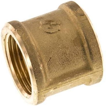 G 3/4'' Messing Ronde Sok 16 Bar [2 Stuks]
