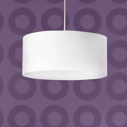 FARO BARCELONA Moderne hanglamp SEVEN wit