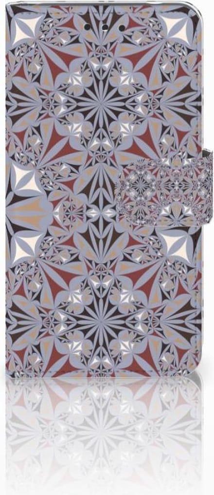 Boekhoesje voor Nokia 2 Bookcase Flower Tiles