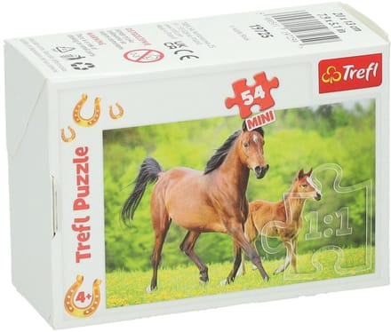 Mini Puzzel Paarden, 54st.