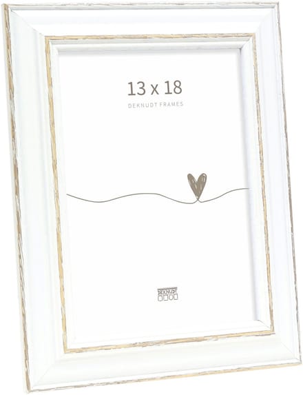 Deknudt S221H3 13X18 Wissellijst Papierformaat: 13 x 18 cm Wit, Zwart