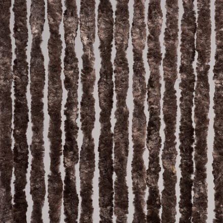 Kattenstaart Vliegengordijn - 90 x 220 - Donker Bruin