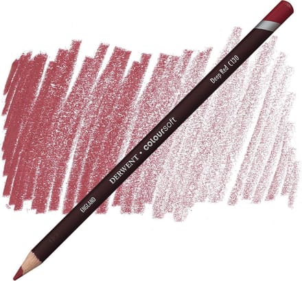Derwent Coloursoft potlood Deep Red C130