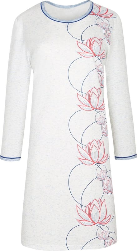 Cybèle Nachthemd 'Elegant Circle' - Lange Mouw Maat 42