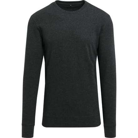 Lichtgewicht crew Sweatshirt Charcoal (Heather) maat L
