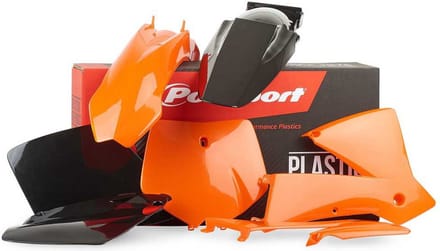 Polisport Mx Ktm Sx 01-02 Oem 90100 Plastic Set Oranje