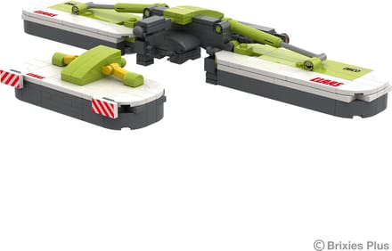BRIXIES Plus CLAAS Disco Maaier Combinatie - Nano Bouwset Landbouw - 259 onderdelen - Vanaf 6 jaar