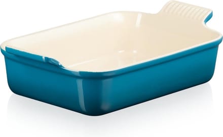 Le Creuset Ovenschaal 26 cm - 2,4 L - Aardewerk - Deep Teal - Rechthoek