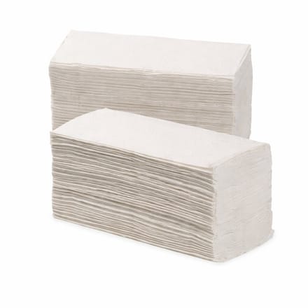 HANDDOEKJES Z-VOUW 2-laags naturel 4000 stuks (22,5×21)