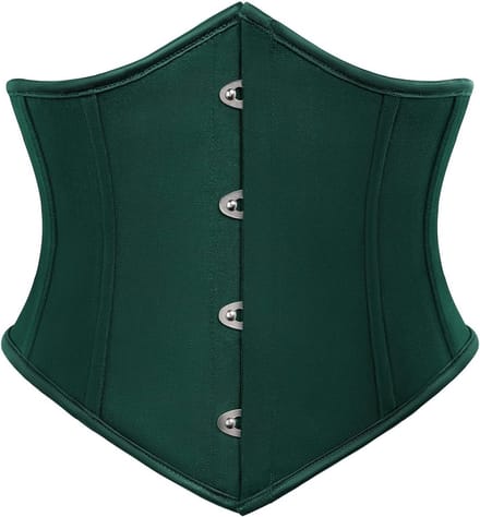 Dames Onderbust Corset Ceintuur met Laces en Boning voor Steampunk en Taille Training