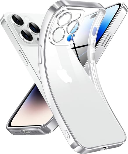 Hoesje geschikt voor iPhone 14 Pro Max Transparant - Met Extra Camera Bescherming