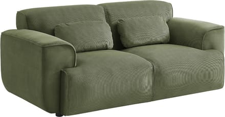 sweeek - 2-zits corduroy bank, wallas, b 178 x d 97,5 x h 73cm