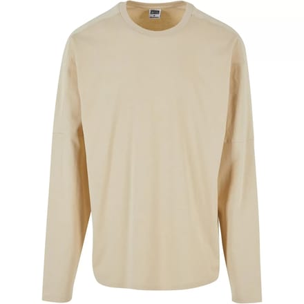Urban Classics - Raglan Back Longsleeve shirt - L - Beige