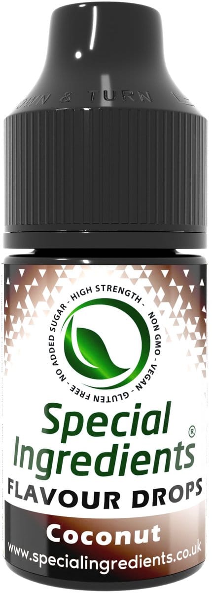 Kokosnoot Smaak Druppels - 30 ml - Smaakdruppels - Flavour Drops - Moderne Gastronomie - Moleculair Koken - Hersluitbare Pot - Recycled Plastic