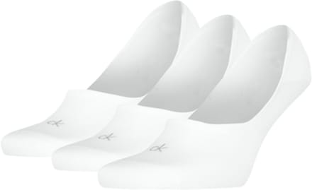 Calvin Klein Footies Mid Cut Heren 3-Pack Wit