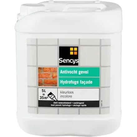 Sencys Antivocht Gevel Kleurloos 5l