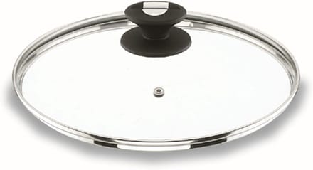 Glazen Deksel - Pan Deksel - Koken - Modieus ontwerp - 26 cm - Transparant