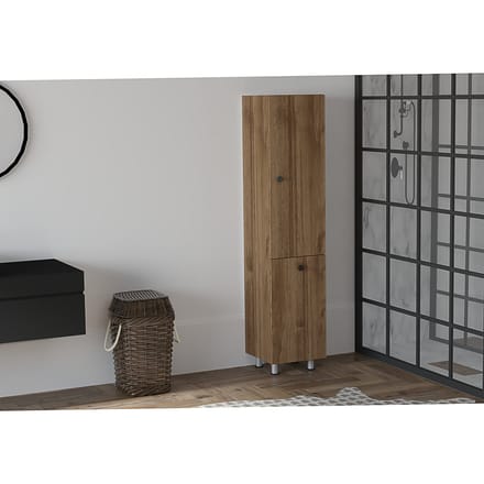 Asir Badkamerkast - Notelaar - 35 cm x 154,8 cm x 31,9 cm