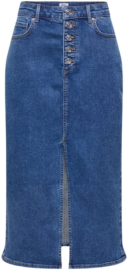 ONLY Denim rok ONLSILJA Midi-rok