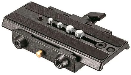 Manfrotto 357-1 Glijplaatadapter Zwart