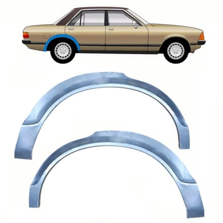 Reparatiepaneel achterspatbord voor Ford Granada 1977-1985 / Links + Rechts