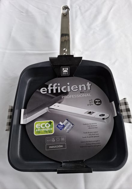 Pintinox efficient steakpan vierkant 28 cm